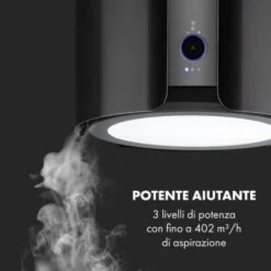 Klarstein Skyfall Smart Island Cappa Aspirante A Isola, Ø45cm, A Ricircolo D'aria, 402m³/ora, LED -Negozio Di Elettrodomestici 47479856 3