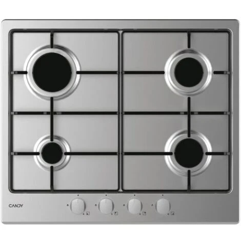 Candy CEL6PBRX Serie Timeless Piano Cottura A Gas 4 Zone 60 Cm Inox 2 Candy CEL6PBRX Serie Timeless Piano Cottura A Gas 4 Zone 60 Cm Inox