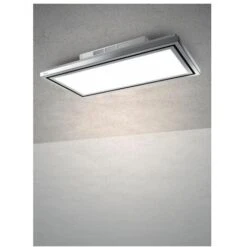 Baraldi 1FLEFR090STW90 Cappa Da Soffitto Flexia Free Classe Energetica A 4 Velocita' Comandi Da Remoto Con Telecomando 90 Cm Bianco/Inox