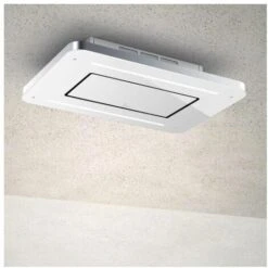 Baraldi 01STVFR090STW90 Cappa Da Soffitto Stivia Free Classe Energetica A 4 Velocita' Comandi Da Remoto Con Telecomando E Smartphone 90 Cm Bianco/Inox