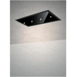 Baraldi 01GEAFL120BLSP80 Cappa Da Soffitto Gea Flat 4 Velocita' Caomandi Da Remoto Con Telecomando 120 Cm Nero