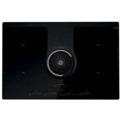 Elica NIKOLATESLA BL/F/830x515 Mix Piano Cottura Aspirante A Induzione Con Cappa Filtrante Integrata 4 Zone 83 Cm Comandi Touch Control 536 M3/h Vetro Nero PRF0120978A