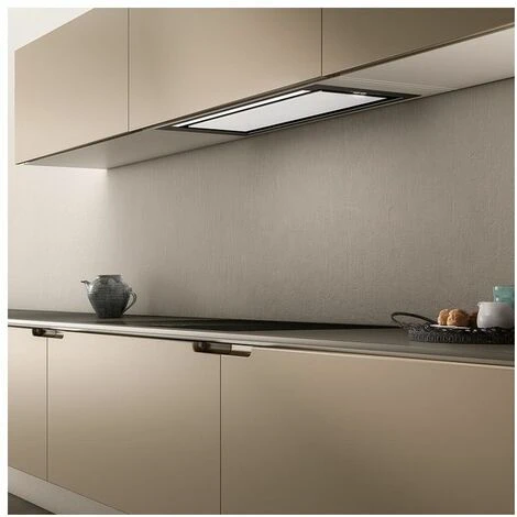 Elica PRF0097676A HIDDEN 2.0 IXGL/A/60 Cappa Da Incasso Classe Energetica A 3 Velocita' Aspirante Illuminazione LED 60 Cm Inox/Vetro Bianco 5 Elica PRF0097676A HIDDEN 2.0 IXGL/A/60 Cappa Da Incasso Classe Energetica A 3 Velocita' Aspirante Illuminazione LED 60 Cm Inox/Vetro Bianco - immagine 3