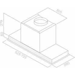 Elica PRF0097676A HIDDEN 2.0 IXGL/A/60 Cappa Da Incasso Classe Energetica A 3 Velocita' Aspirante Illuminazione LED 60 Cm Inox/Vetro Bianco 9 Elica PRF0097676A HIDDEN 2.0 IXGL/A/60 Cappa Da Incasso Classe Energetica A 3 Velocita' Aspirante Illuminazione LED 60 Cm Inox/Vetro Bianco -Negozio Di Elettrodomestici 50248291 4