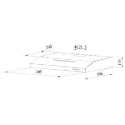 Cappuccio Visiera 60cm 348m3/h Grigio - Rhc6381gr - Rosieres 7 Cappuccio Visiera 60cm 348m3/h Grigio - Rhc6381gr - Rosieres -Negozio Di Elettrodomestici 50601098 3