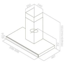 Cappa Da Parete Decorativa 90cm 69db 581m3/h Nero/acciaio Inossidabile - Prf0104626a - Elica 9 Cappa Da Parete Decorativa 90cm 69db 581m3/h Nero/acciaio Inossidabile - Prf0104626a - Elica -Negozio Di Elettrodomestici 50743843 4