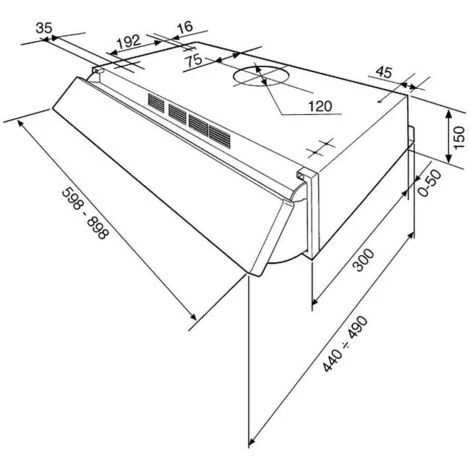Smeg KSEIR62NE2 Cappa Da Incasso A Vista Aspirante Estetica Universale Classe Energetica D 3 Velocita' Illuminazione LED 60 Cm Nero 4 Smeg KSEIR62NE2 Cappa Da Incasso A Vista Aspirante Estetica Universale Classe Energetica D 3 Velocita' Illuminazione LED 60 Cm Nero - immagine 2