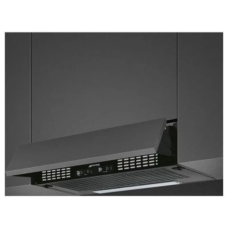 Smeg KSEIR62NE2 Cappa Da Incasso A Vista Aspirante Estetica Universale Classe Energetica D 3 Velocita' Illuminazione LED 60 Cm Nero 5 Smeg KSEIR62NE2 Cappa Da Incasso A Vista Aspirante Estetica Universale Classe Energetica D 3 Velocita' Illuminazione LED 60 Cm Nero - immagine 3