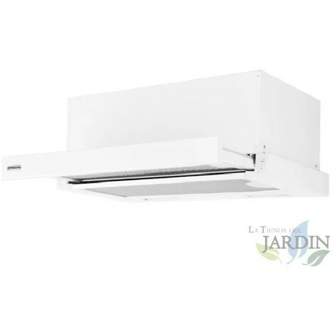 Cappuccio Telescopico Rifinito In Orbegozo Bianco. 1 Motore Da 65 W. Classe Energetica D. 3 Cappuccio Telescopico Rifinito In Orbegozo Bianco. 1 Motore Da 65 W. Classe Energetica D.