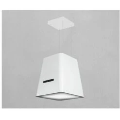 Silverline 4385.5.733.01 Neat Cappa A Isola Sospesa Aspirante Controllo Touch Classe Energetica A+ 4 Velocità Portata 697m3/h 47cm Bianco -Negozio Di Elettrodomestici 54632088 3