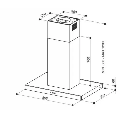 Faber Cappa Cucina Stilo Comfort Isola 90 Cm Acciaio Inox 4 Faber Cappa Cucina Stilo Comfort Isola 90 Cm Acciaio Inox - immagine 2
