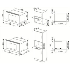 Smeg Microonde Linea MP122N1 Nero -Negozio Di Elettrodomestici 55946536 3