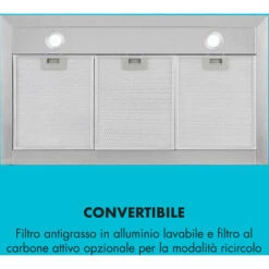 Klarstein Limelight Cappa Aspirante A Parete 90cm 600m³/h Acciaio Inox 11 Klarstein Limelight Cappa Aspirante A Parete 90cm 600m³/h Acciaio Inox -Negozio Di Elettrodomestici 56582059 5