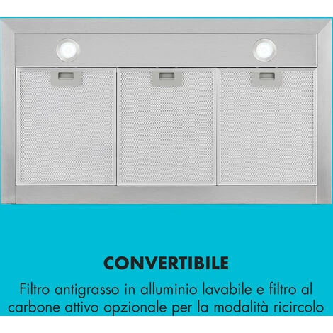 Klarstein Limelight Cappa Aspirante A Parete 90cm 600m³/h Acciaio Inox 7 Klarstein Limelight Cappa Aspirante A Parete 90cm 600m³/h Acciaio Inox - immagine 5