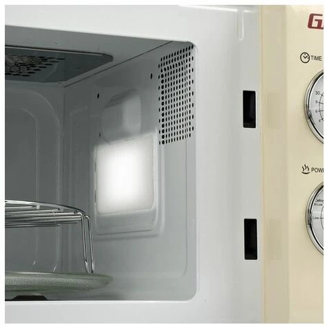 Girmi FM2105 Design Vintage Forno A Microonde Con Grill Capacità 20 Litri Potenza 700+800W 3 Modalità Di Cottura Crema 7 Girmi FM2105 Design Vintage Forno A Microonde Con Grill Capacità 20 Litri Potenza 700+800W 3 Modalità Di Cottura Crema - immagine 5