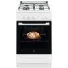Electrolux LKK500000W Cucina A Gas Con Forno Elettrico 4 Fuochi Classe Energetica A 60x60 Cm Bianco
