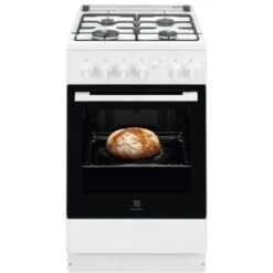Electrolux LKK500000W Cucina A Gas Con Forno Elettrico 4 Fuochi Classe Energetica A 60x60 Cm Bianco