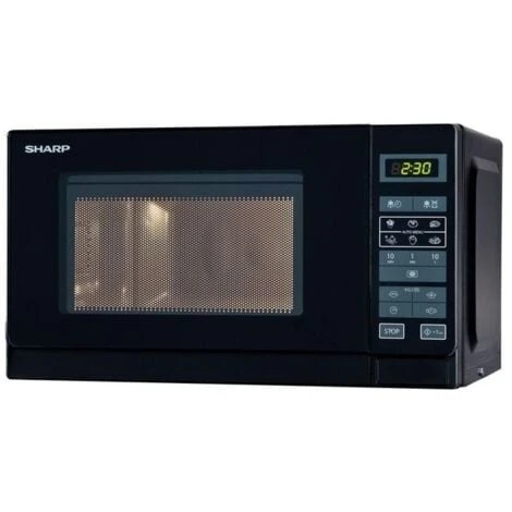 Sharp R-242 BKW Forno A Microonde Capacità 20 Litri Potenza 800W 8 Programmi Automatici 11 Livelli Di Potenza Nero 4 Sharp R-242 BKW Forno A Microonde Capacità 20 Litri Potenza 800W 8 Programmi Automatici 11 Livelli Di Potenza Nero - immagine 2
