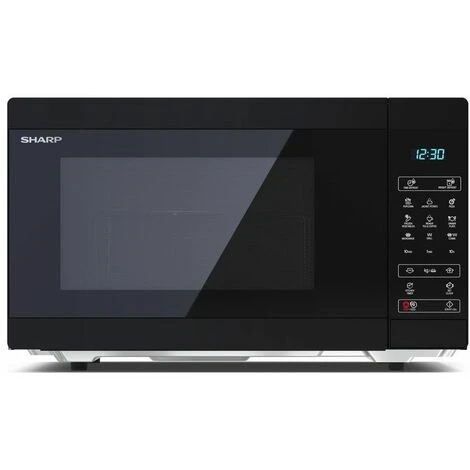 Sharp YC-MG51EB Forno A Microonde Con Grill Capacità 25 Litri Potenza 900W 8 Programmi Automatici Controllo Elettronico Nero 5 Sharp YC-MG51EB Forno A Microonde Con Grill Capacità 25 Litri Potenza 900W 8 Programmi Automatici Controllo Elettronico Nero - immagine 3
