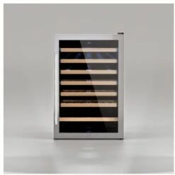 Les Petits Champs CAVC48 Cantinetta Vino A Libera Installazione 48 Bottiglie Classe Energetica G Con Compressore Una Zona 4-18C 83,4 Cm Acciaio