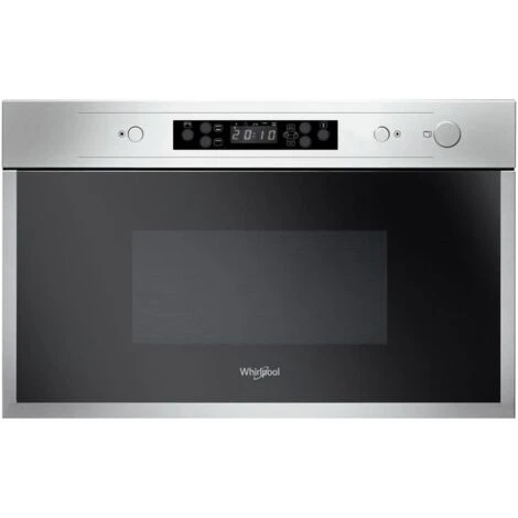 Whirlpool AMW 442/IX Forno A Microonde Da Incasso Combinato Capacita' 22 Litri Potenza 750 W Funzione DualCrisp Jet Start Jet DeFrost Display Digitale Acciaio Inox 3 Whirlpool AMW 442/IX Forno A Microonde Da Incasso Combinato Capacita' 22 Litri Potenza 750 W Funzione DualCrisp Jet Start Jet DeFrost Display Digitale Acciaio Inox