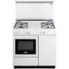 DeLonghi SGGW854NED Cucina A Gas Con Forno A Gas Linea Smart 4 Fuochi Classe Energetica A 86x50 Cm Bianco -Negozio Di Elettrodomestici 59682816 1