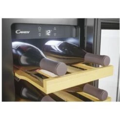 Candy CCVB 30/1 DiVino Cantinetta Vino 20 Bottiglie Classe Energetica F 6 Ripiani In Legno 81 Cm Nero -Negozio Di Elettrodomestici 60620897 5