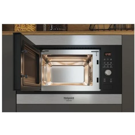 Hotpoint MF20G IX HA Microonde Con Grill Capacità 20 Litri Potenza 800W Apertura Con Pulsante A Bandiera Auto Cook Scongelamento Nero/Acciaio Inox 7 Hotpoint MF20G IX HA Microonde Con Grill Capacità 20 Litri Potenza 800W Apertura Con Pulsante A Bandiera Auto Cook Scongelamento Nero/Acciaio Inox - immagine 5