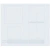 Hotpoint HB 8460B NE/W Piano Cottura Ad Induzione 4 Zone 9 Livelli Di Potenza + Booster Combi Duo Blocco Comandi Adattatore Di Potenza 59cm Bianco