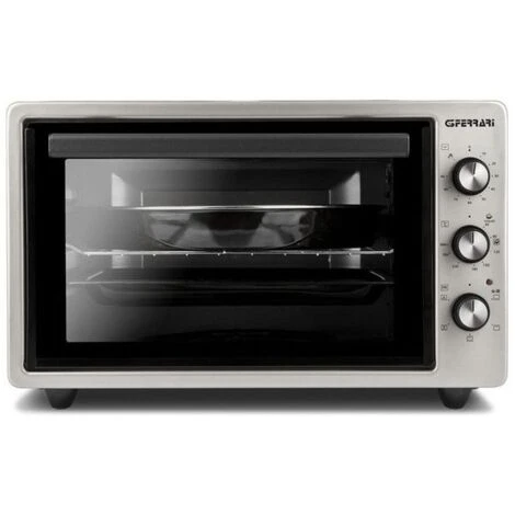 G3Ferrari G10152 Rosto'37 Forno Elettrico Multifunzione Ventilato Libera Installazione Capacità 37 Litri 5 Programmi 51,7 Cm Nero / Grigio 4 G3Ferrari G10152 Rosto'37 Forno Elettrico Multifunzione Ventilato Libera Installazione Capacità 37 Litri 5 Programmi 51,7 Cm Nero / Grigio - immagine 2