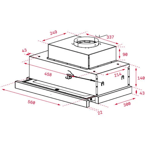 CAPPA ESTRAIBILE ECOPOWER CNL6415-W BIANCO CLASSE DI EFFICIENZA ENERGETICA A - TEKA 4 CAPPA ESTRAIBILE ECOPOWER CNL6415-W BIANCO CLASSE DI EFFICIENZA ENERGETICA A - TEKA - immagine 2
