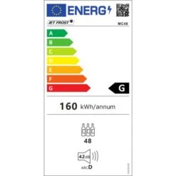 Cantinetta Per La Conservazione Del Vino- 48 Bottiglie - Termostato Regolabile -Negozio Di Elettrodomestici 61562228 4