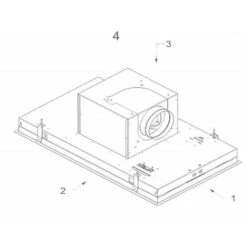 Cappa A Soffitto 90cm 815m3 / H Bianca - 6831 - Novy -Negozio Di Elettrodomestici 62927017 2