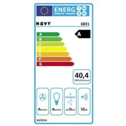 Cappa A Soffitto 90cm 815m3 / H Bianca - 6831 - Novy -Negozio Di Elettrodomestici 62927017 4