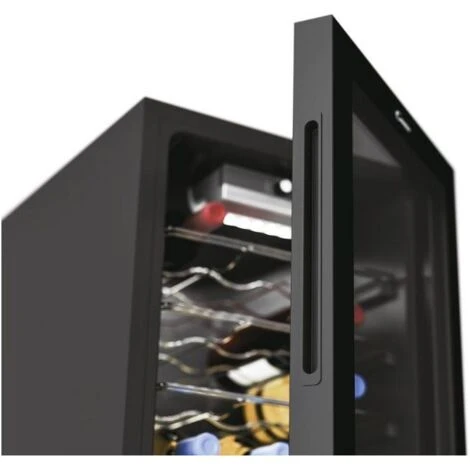 Candy CWC 021 M/N DiVino Cantinetta Vino 21 Bottiglie Classe Energetica G 6 Ripiani Cromati + 1 Wine Rack 70 Cm Nero 7 Candy CWC 021 M/N DiVino Cantinetta Vino 21 Bottiglie Classe Energetica G 6 Ripiani Cromati + 1 Wine Rack 70 Cm Nero - immagine 5