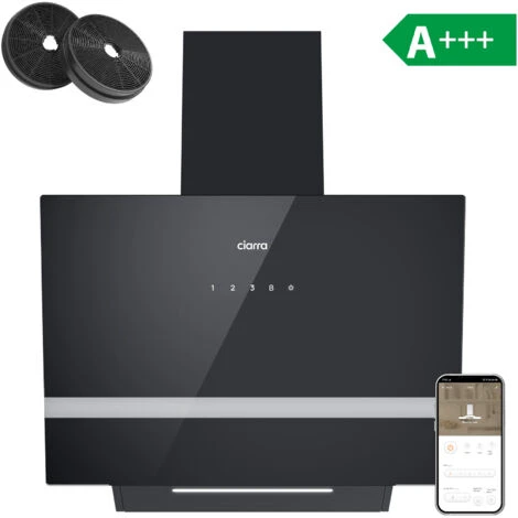 CIARRA Cappa Ad Angolo 60cm Touch Control 650 M³/h - Livello Rumore 55dB(A) - Sistema Di Ricircolo/Ventilazione Esterna 3 CIARRA Cappa Ad Angolo 60cm Touch Control 650 M³/h - Livello Rumore 55dB(A) - Sistema Di Ricircolo/Ventilazione Esterna