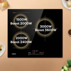 CIARRA Piano Cottura A Induzione Da Incasso, 3 Zone Con Boost E Flexzone, Alta Efficienza Energetica, Controllo Tattile, Nero 11 CIARRA Piano Cottura A Induzione Da Incasso, 3 Zone Con Boost E Flexzone, Alta Efficienza Energetica, Controllo Tattile, Nero -Negozio Di Elettrodomestici 64996415 5