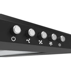 CIARRA 90cm Cappa A Parete Piramide 201BK90 - 350m³/h 3 Velocità Regolabili Silenziosa Con Filtri Rimovibili E Lavabili Nero -Negozio Di Elettrodomestici 64996423 5