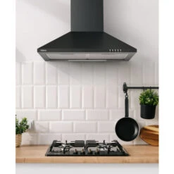 CIARRA Cappa A Parete Piramide 60cm 201BK60 - Nero: 350m³/h Estrazione, 3 Livelli Di Potenza, Filtro A Carbone E Grasso -Negozio Di Elettrodomestici 64996425 3