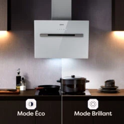 CIARRA Cappa Aspirante Controllo WiFi APP CD6736GS - Bianco, 3 Velocità, 750 M³/h, Controllo APP, 60 Cm, Filtro In Alluminio, Facile Da Pulire -Negozio Di Elettrodomestici 64996432 5