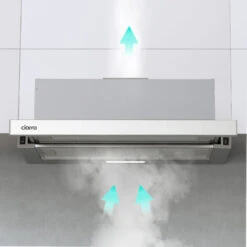 Cappa Telescopica Sottopensile Ciarra 60 Cm Con 2 Velocità - Design Scorrevole In Acciaio Inox -Negozio Di Elettrodomestici 64996457 3