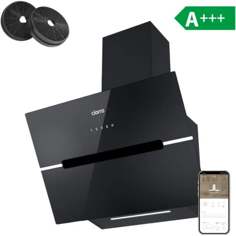 CIARRA Cappa Ad Angolo 60cm Touch Control 650 M³/h - Livello Di Rumore 55dB(A) - Sistema Di Ricircolo/ventilazione Esterna 3 CIARRA Cappa Ad Angolo 60cm Touch Control 650 M³/h - Livello Di Rumore 55dB(A) - Sistema Di Ricircolo/ventilazione Esterna