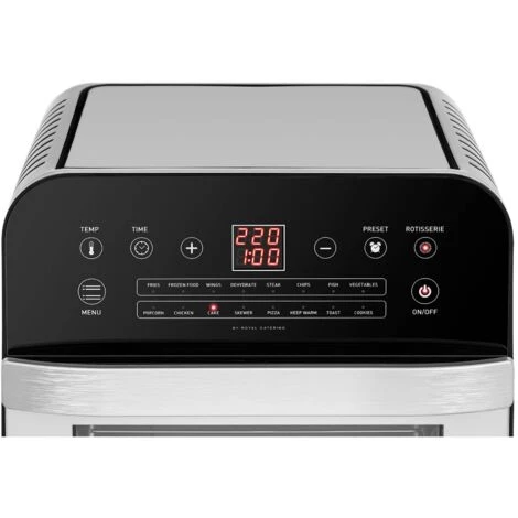 Friggitrice Ad Aria Calda Digitale Professionale 1600 W 13 Programmi + Accessori 4 Friggitrice Ad Aria Calda Digitale Professionale 1600 W 13 Programmi + Accessori - immagine 2