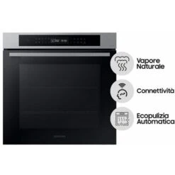 Samsung NV7B4040VBS Forno Elettrico Multifunzione Da Incasso A Vapore Capacità 76 Litri Classe Energetica A 20 Programmi Wi-Fi Vocale Assistente 59,5 Cm Nero/Acciaio Inossidabile -Negozio Di Elettrodomestici 67500779 3