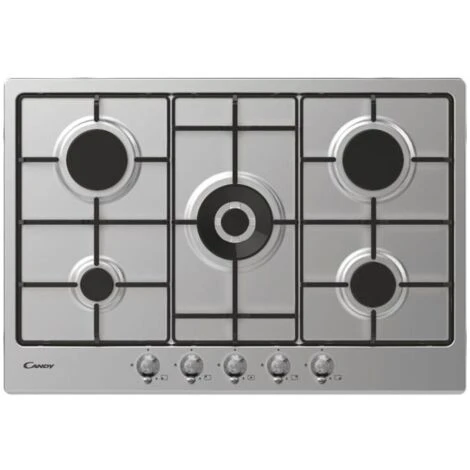 Candy Classic CHW74WTX Acciaio Inossidabile Da Incasso 75 Cm Gas 5 Fornello(i) 3 Candy Classic CHW74WTX Acciaio Inossidabile Da Incasso 75 Cm Gas 5 Fornello(i)