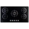 PremierTech PC5G90V Piano Cottura A Gas 5 Fuochi 90cm Vetro Nero -Negozio Di Elettrodomestici 70294359 1