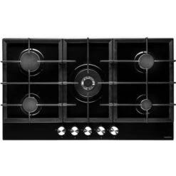 PremierTech PC905G Piano Cottura A Gas 90cm (86cm) Nero 5 Fuochi In Vetro 10 PremierTech PC905G Piano Cottura A Gas 90cm (86cm) Nero 5 Fuochi In Vetro -Negozio Di Elettrodomestici 70294377 4