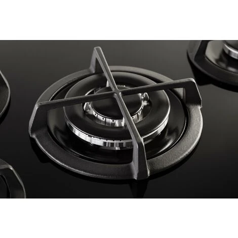 PremierTech PC5G75V Piano Cottura A Gas 5 Fuochi 75cm Vetro Nero 7 PremierTech PC5G75V Piano Cottura A Gas 5 Fuochi 75cm Vetro Nero - immagine 5