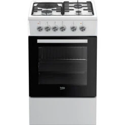 Fornello Combinato Da 60 Litri 4 Fuochi Bianco - Fss53000dw - Beko