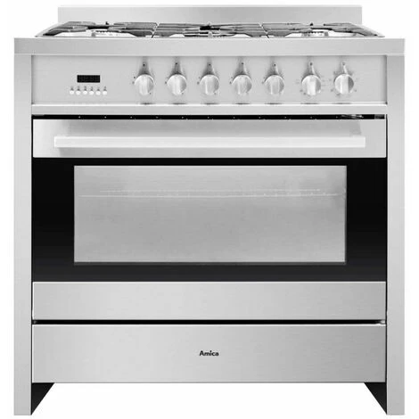 Fornello A Gas In Acciaio Inox 103l 5 Fuochi - Acms2005xs - Amica 3 Fornello A Gas In Acciaio Inox 103l 5 Fuochi - Acms2005xs - Amica